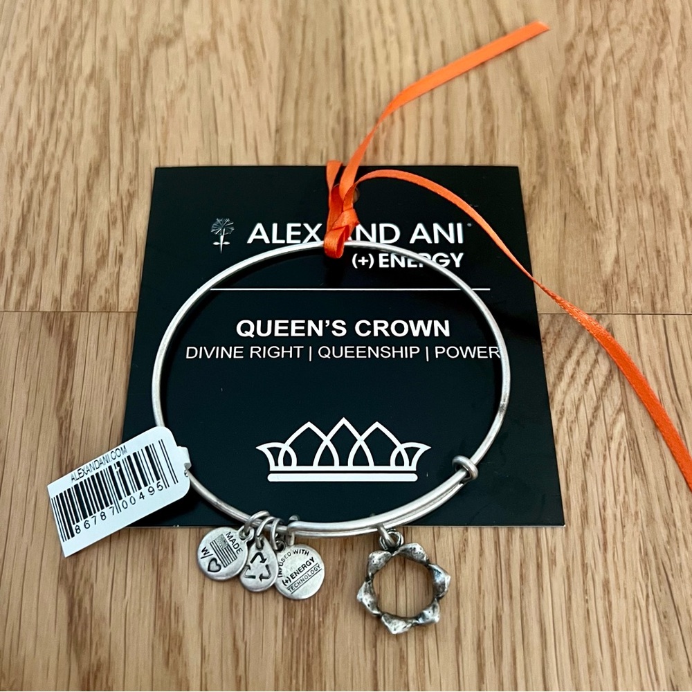 Alex and Ani Queen’s Crown Silver Bracelet